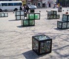Tetris-Shaped Trash-Filled Street Furniture Encourages Recycling in Argentina