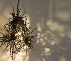 The Nail Cloud Lamp is a Cumulus of Sharp Nails Suspended by a Magnetic Field