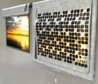 Energy Harvesting Eco-leaf Shade Doubles as a Light Source at Night