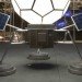 Lunar, Spencer Finch, solar powered art, moonlight, buckyball, art institute of chicago, lunar module
