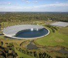 Foster + Partners’ Opens Its Energy Efficient McLaren Production Centre Which is Partially Submerged in a Green Hill