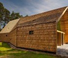 Reclaimed Wood Church Built According to Traditional Mennonite Principles in the Netherlands