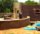 Africa’s First Plastic Bottle House Rises in Nigeria