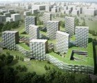 Nine Dragons Housing Complex is a Green-Roofed Residential Maze in China
