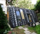 Maisongomme: A Funky Garden Office and Shed Made from Recycled Car Tires