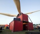 Refunc’s Solar-Powered Containosaurus Lands at Dutch Music Festival
