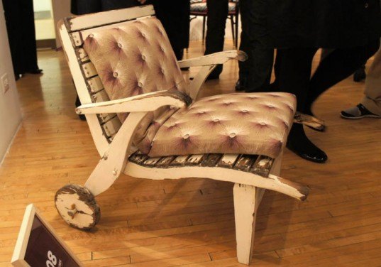 furniture design, reusing, reclaimed materials, vintage chairs, chairs for charity, better homes and garden, green charity events, green design events, recycled furniture