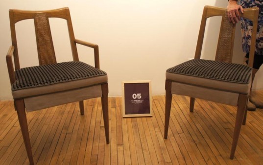 furniture design, reusing, reclaimed materials, vintage chairs, chairs for charity, better homes and garden, green charity events, green design events, recycled furniture