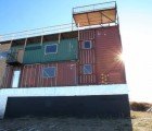 Solar Powered Sea-Can House is Made Completely From Shipping Containers