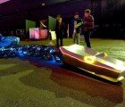 VIDEO: See the 50-foot Long Titanoboa Mechanical Robot Snake Chase a Giant Spider