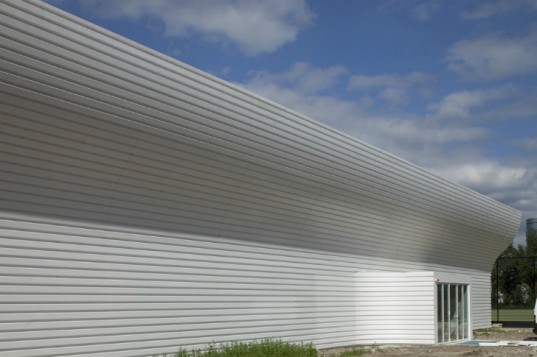 Tulip Building, TNW sports hall, gymnastics hall, natural daylighting, utrecht, NL Architects