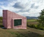 Vila Hermina is a Pepto Pink Micro House in the Czech Republic