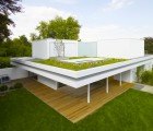 3 Rooms, 3 Trees and a Meadow Adorn the Roof of House S in Germany
