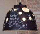 Wes Bennett’s Chalkboard Lamp is Made from an Upcycled Pot