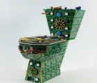 Amazing Recycled Circuit Board Sculptures by Steven Rodrig