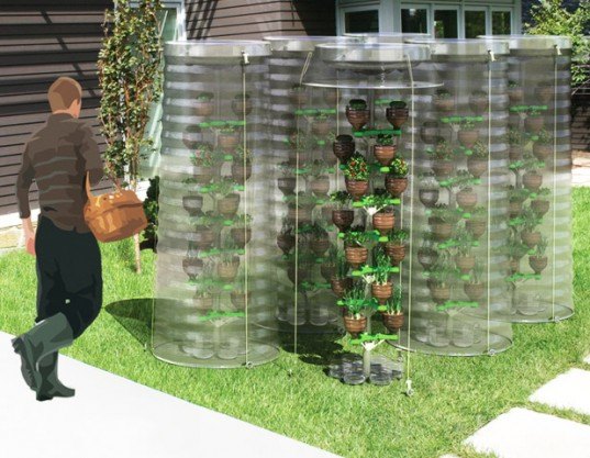 pet-tree, recycled pet, recycled materials, gardening, green gardening, sustainable design, green design, green dot, green dot award, rainwater recycling, pet plant pots, urban gardening, container garden