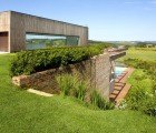 Beautiful Green-Roofed Brazilian Home is Made From Recycled Bricks
