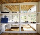 Blocket Mini: 36 Reclaimed Windows Transformed Into a Rustic Guest House in Sweden