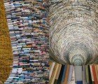 Matej Kren’s ‘Idiom’ Is a Spellbinding Tower Made From Hundreds of Books