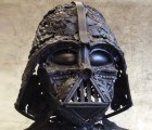 French Artisan Takes Recycled Metal to the Dark Side with an Awesome Darth Vader Bust