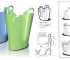 The Eco-Bin Lets You Reuse Plastic Grocery Bags as Trash and Recycling Bags