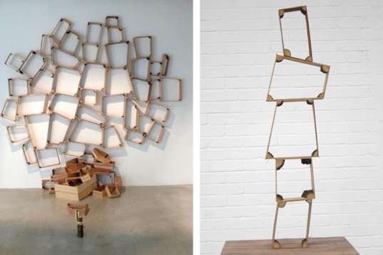 Sustainable Materials,Green Materials,green furniture,Botanical,wooden furniture,geometrical principle,british design,tree brunch,scrap wood,paul smith