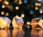 DIY: Transform Old Christmas Lights Into Adorable Mini Paper-Cube Lanterns