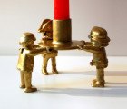 OOO My Design Creates Cute Candleholders from Recycled Toy Figurines