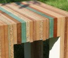 Tristan Titeux’ Colorful Re-Cut Furniture is Made From Recycled Wood