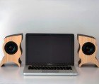 Beautiful Speakers Made from Sustainable Bamboo and Leather