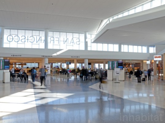 SFO Terminal 2, Terminal 2, SFO T2, green renovation, Gensler, eco airport, leed gold, airport, green design