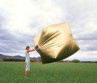 Basic House is a Golden Self-Inflating Home That Fits in Your Pocket!