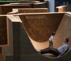 Gigantic Cardboard Labyrinth Made Entirely From Recycled Materials