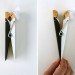 DIY, Valentines Day, Brooklyn Bride, Brittany Watson Jepsen, The House That Lars Built, Cake Topper, Kissing Clothespin Couple, Clothespin Cake Topper, Upcycled design, recycled materials, green design, sustainable design, eco-design