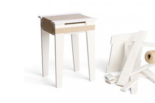 green furniture, no glue no screw, dutch design, warapped furniture, wrapped stools, biodegradable rope, flat pack furniture,Design Academy in Eindhoven,