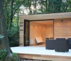 In.It.Studios’ Prefab Garden House is a Modern Small Space Tucked Away In The Forest