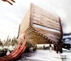 BIG Proposes Twisting Timber Eco Tower for the Kimball Art Center in Park City