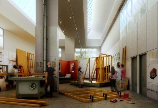Kimball Art Center, TWBTA, tod williams billie tsien architects, kimball art center renovation, green renovation, art center, park city, utah