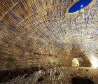 Marco Casagrande’s Gorgeous Bamboo “Cicada” Pavilion Snakes its Way Through Urban Taipei