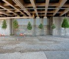 Michael Neff Hangs Discarded Christmas Trees Beneath NY’s BQE to Create a Pine-Scented Installation