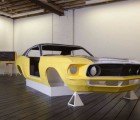 Artist Creates Incredibly Detailed Life-Size Ford Mustang Entirely Out of Paper!