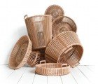 Piet Hein Eek’s Fair Trade Baskets are Beautifully Handcrafted from Recycled Palm Wood