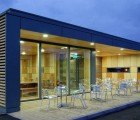 Super Low-Impact Straw Bale Cafe Built From Local Materials in the UK