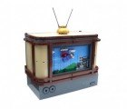 Watch as LEGO Superman Flies Across an Animated LEGO TV!