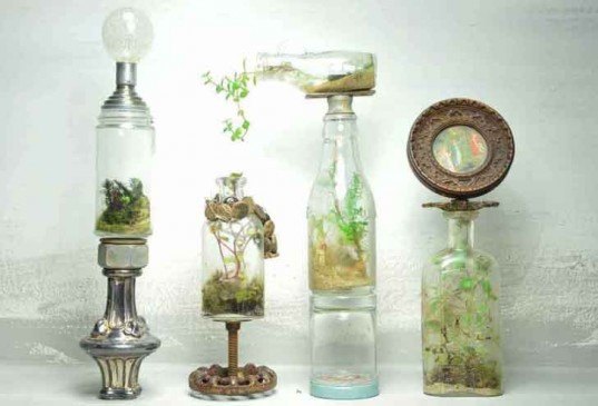 green design, eco design, sustainable design, terrariums, indoor garden, Paula Hayes, MoMA, Marianne Boesky, Jose Agatep, Slug and Squirrel, DIY terrarium, Biome terrarium, Sam Wilkinson, TERRA terrarium, Fort Standard, Kristyna Pojerova, Glasshouse terrarium, DIY Terrarium necklace