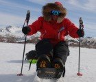 Solar Panels & Heated Socks Aid First Adaptive Athlete To Ski To the South Pole