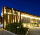Libya’s Stunning Tripoli Congress Center is Protected by a Tree-Inspired Mesh Facade