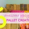6 Awesome Upcycled Shipping Pallet Creations You Can Make Yourself