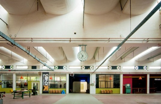 metamor architects, industrial renovation, architecture design, cineporto italy, lecce industrial building design, transformed space