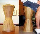 Craft Your Own Cardboard Hourglass Stool With These Easy DIY Instructions